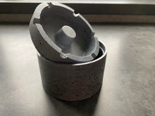 Load image into Gallery viewer, Concrete Ashtray with Compartment
