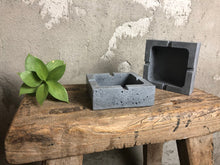 Load image into Gallery viewer, Concrete ashtray with a perfect cubist design that will delight smokers with its functionality.