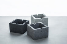 Load image into Gallery viewer, A high-quality concrete ashtray with a perfect cubist design that will delight smokers with its functionality.