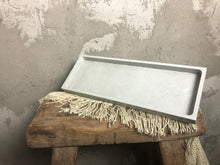 Load image into Gallery viewer, Concrete rectangle serving tray has many uses.