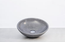 Load image into Gallery viewer, Concrete vessel sink characterised by its beautiful outside texture and perfectly smoothed inside.
