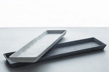 Load image into Gallery viewer, Concrete trays of various sizes in one set.