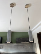 Load image into Gallery viewer, Handmade concrete pendant ligh with unique design
