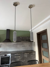 Load image into Gallery viewer, Modern handmade concrete pendant light
