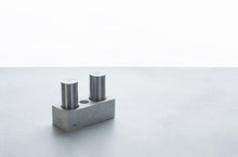 Load image into Gallery viewer, Concrete stand for salt, pepper, and toothpicks that is a perfect jewel for your dining table.
