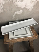 Load image into Gallery viewer, Concrete trays of various sizes in one set. Top view.
